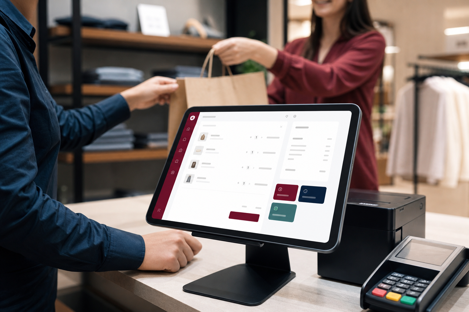 Sales screen